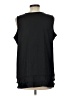 IMAN 100% Polyester Black Sleeveless Blouse Size L - photo 2