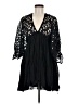 FP One 100% Cotton Black Cocktail Dress Size M (estimated) - photo 1