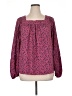 LC Lauren Conrad 100% Polyester Pink Long Sleeve Blouse Size XL - photo 1