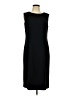 Caslon 100% Polyester Solid Black Cocktail Dress Size 12 - photo 1