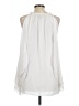 Saks Fifth Avenue 100% Polyester Ivory Sleeveless Blouse Size L - photo 2