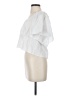 Zara 100% Cotton White Short Sleeve Blouse Size S - photo 5
