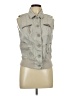 Esprit 100% Cotton Gray Denim Vest Size L - photo 1