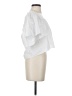 Zara 100% Cotton White Short Sleeve Blouse Size S - photo 4