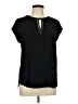 Daniel Rainn 100% Rayon Black Short Sleeve Top Size L - photo 1