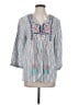 J.Jill 100% Linen White 3/4 Sleeve Blouse Size XS - photo 1