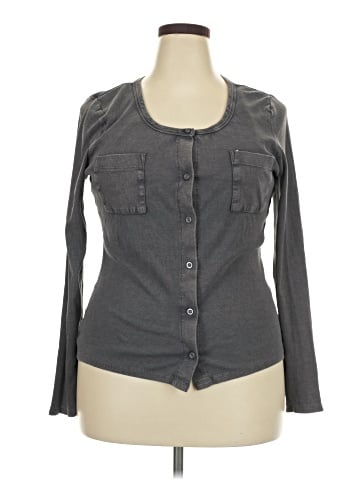 a.n.a. A New Approach Long Sleeve Henley (view 1)