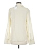 MNG Ivory Long Sleeve Blouse Size 6 - photo 2