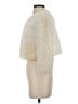 Tacera 100% Polyester Ivory Faux Fur Jacket Size S - photo 5