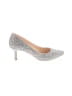 Betsey Johnson Silver Heels Size 6 1/2 - photo 1