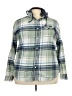 American Eagle Outfitters 100% Cotton Plaid Blue Jacket Size XXL - photo 1