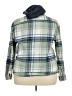 American Eagle Outfitters 100% Cotton Plaid Blue Jacket Size XXL - photo 2