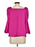 1.State 100% Polyester Pink 3/4 Sleeve Top Size L - photo 2