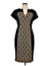 Connected Apparel Argyle Black Cocktail Dress Size 12 - photo 1