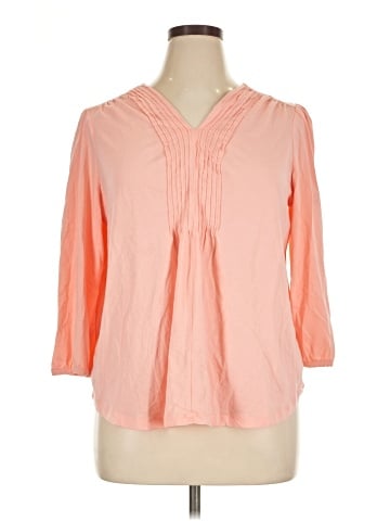 Lands' End 3/4 Sleeve Blouse (view 1)