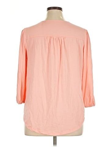 Lands' End 3/4 Sleeve Blouse (view 2)