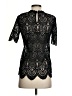 Zara Black Short Sleeve Top Size S - photo 2