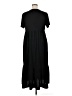 Anrabess Solid Black Casual Dress Size XL - photo 2