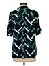 Perseption Concept Color Block Green 3/4 Sleeve Button-Down Shirt Size L - photo 2