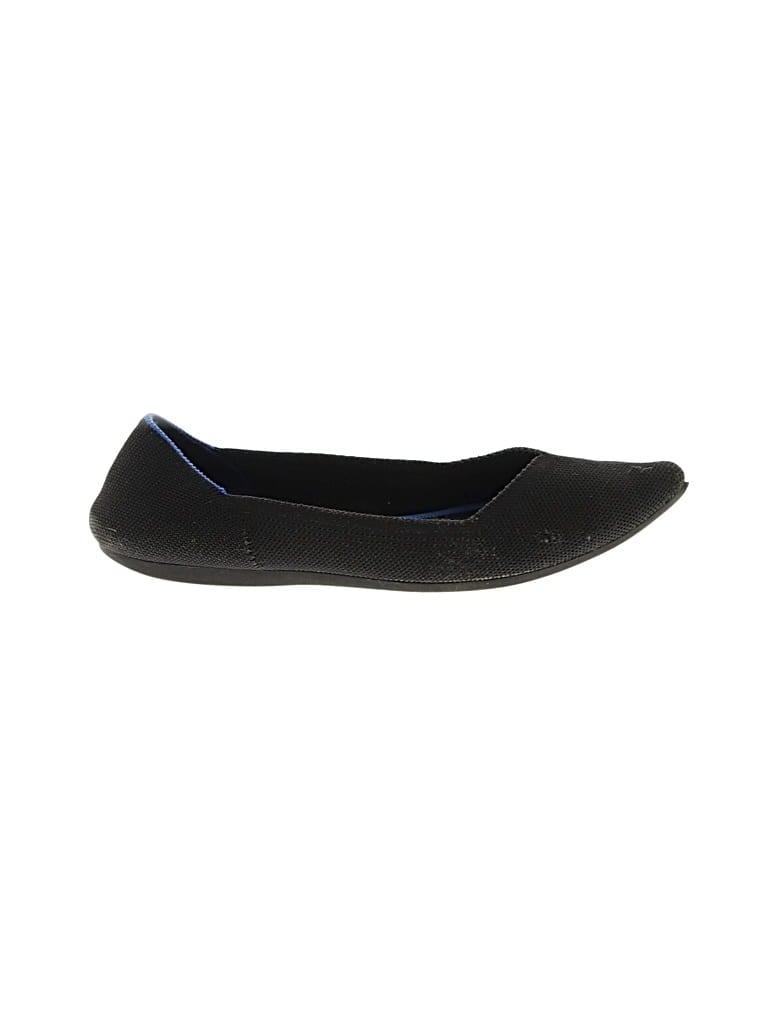 Pre-owned Rothys Flats In Black