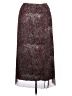 Unbranded Animal Print Burgundy Formal Skirt Size XL - photo 2