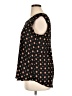 Pleione 100% Polyester Black Short Sleeve Blouse Size XL - photo 5