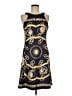 J. McLaughlin Graphic Black Cocktail Dress Size 6 - photo 1