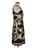 J. McLaughlin Graphic Black Cocktail Dress Size 6 - photo 4