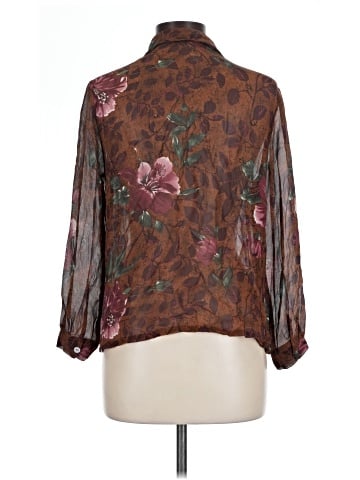 French Laundry 3/4 Sleeve Silk Top (view 2)