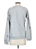 Caslon Floral Gray Sweatshirt Size S - photo 2
