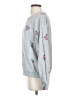 Caslon Floral Gray Sweatshirt Size S - photo 5