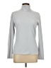Judy P Silver Long Sleeve Turtleneck Size M - photo 1