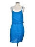 Everly 100% Viscose Blue Cocktail Dress Size S - photo 2