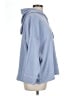 Eileen Fisher 100% Cotton Blue Poncho Size XL - photo 4