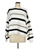 Unbranded 100% Polyester Stripes White Pullover Sweater Size L - photo 1