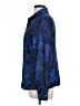 St. John Collection Print Blue Long Sleeve Silk Top Size 10 - photo 5