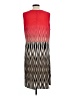 Calvin Klein Graphic Red Casual Dress Size 1X - photo 2