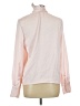 Francesca's 100% Polyester Pink Long Sleeve Blouse Size L - photo 2
