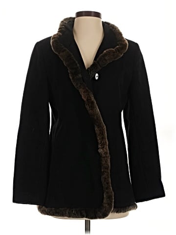 Dana Buchman Wool Coat (view 1)