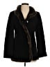 Dana Buchman Black Wool Coat Size 4 - photo 1