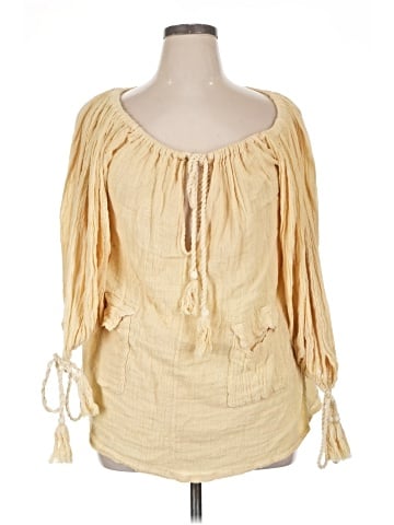 Jen's Pirate Booty 3/4 Sleeve Blouse (view 1)