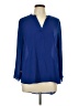 Daniel Rainn 100% Polyester Blue Long Sleeve Polo Size L - photo 1