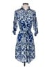 CAbi 100% Polyester Paisley Blue Casual Dress Size XS - photo 1