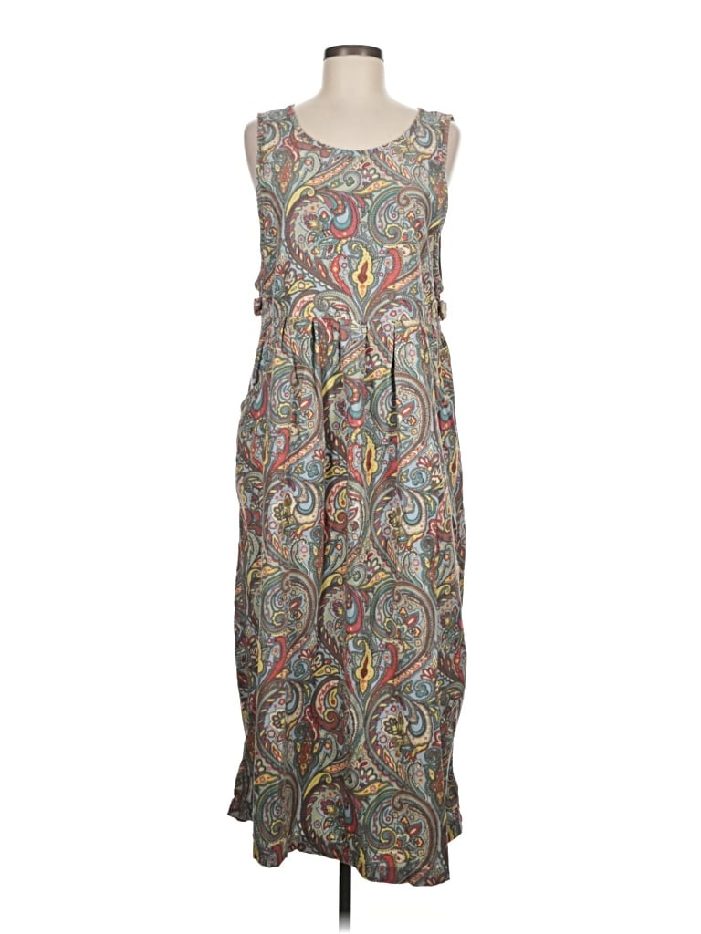 Pre-owned Erika Casual Dress In Gray