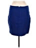 Express Design Studio Solid Blue Formal Skirt Size 8 - photo 2