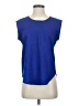 Joe Fresh 100% Polyester Blue Sleeveless Blouse Size S - photo 1