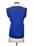 Joe Fresh 100% Polyester Blue Sleeveless Blouse Size S - photo 2