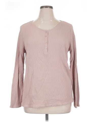 Eileen Fisher Long Sleeve Henley (view 1)
