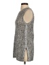 Theory Tweed Silver Pullover Sweater Size S - photo 5
