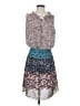 CAbi 100% Polyester Paisley Gray Casual Dress Size S - photo 1